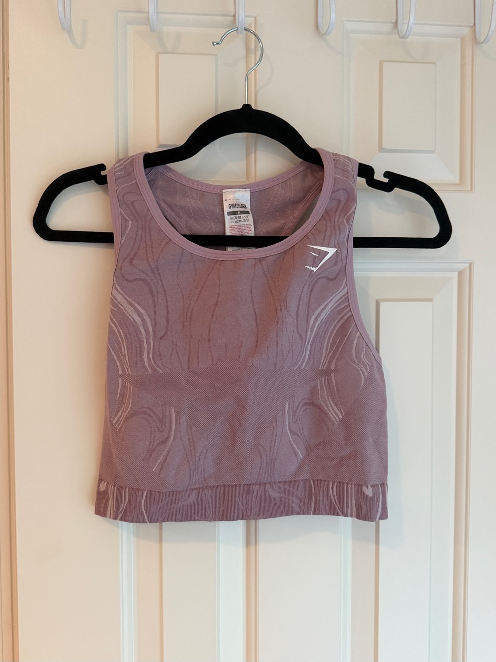 Gymshark Mauve Mark Seamless Crop Tank Top